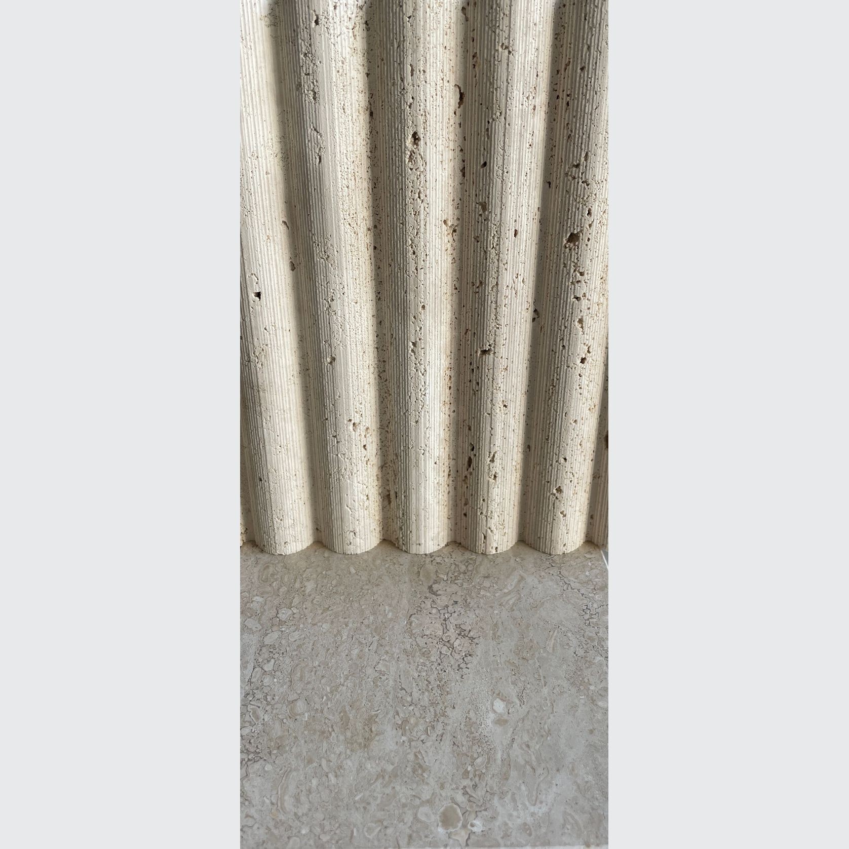 Fluted Travertine Cladding gallery detail image