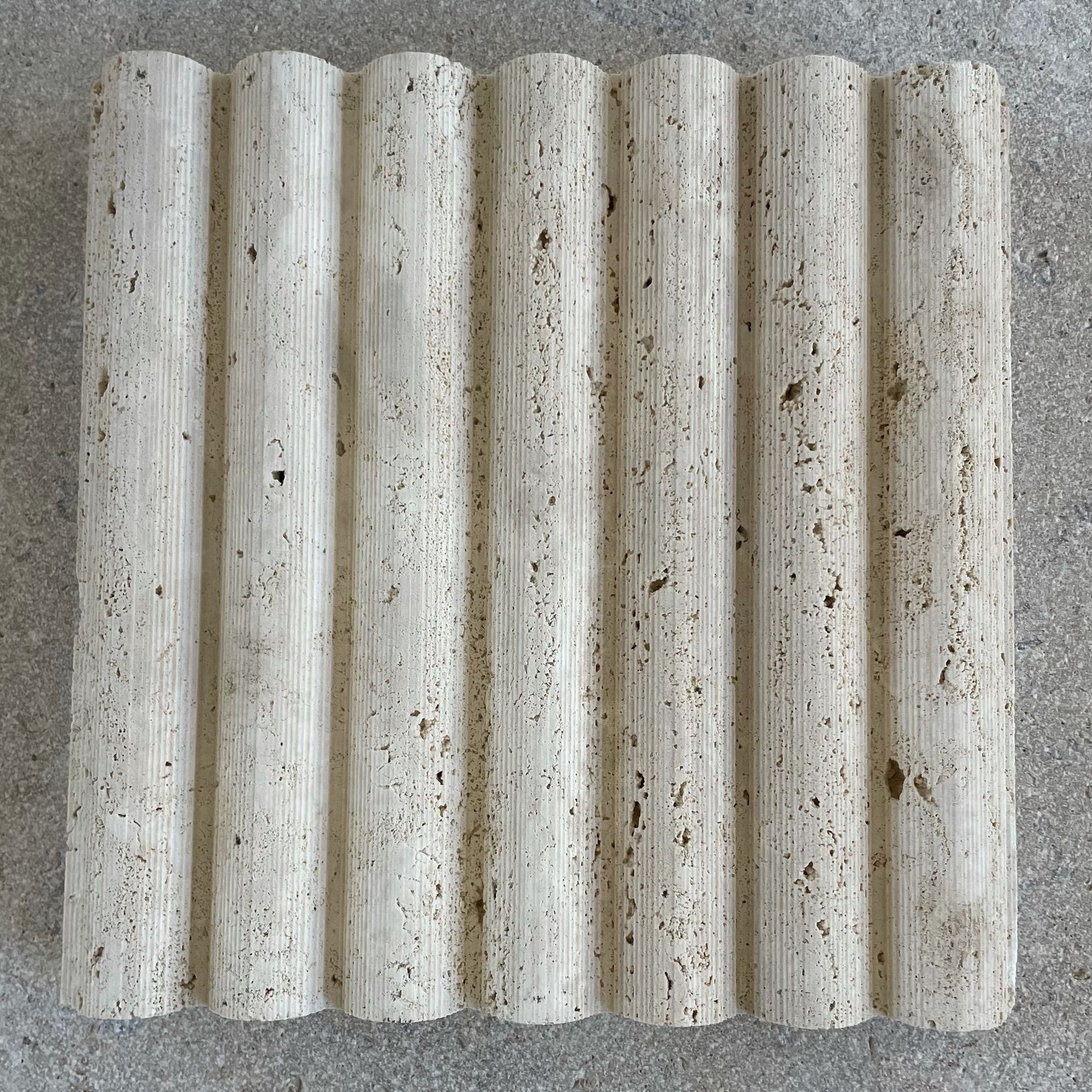 Fluted Travertine Cladding gallery detail image