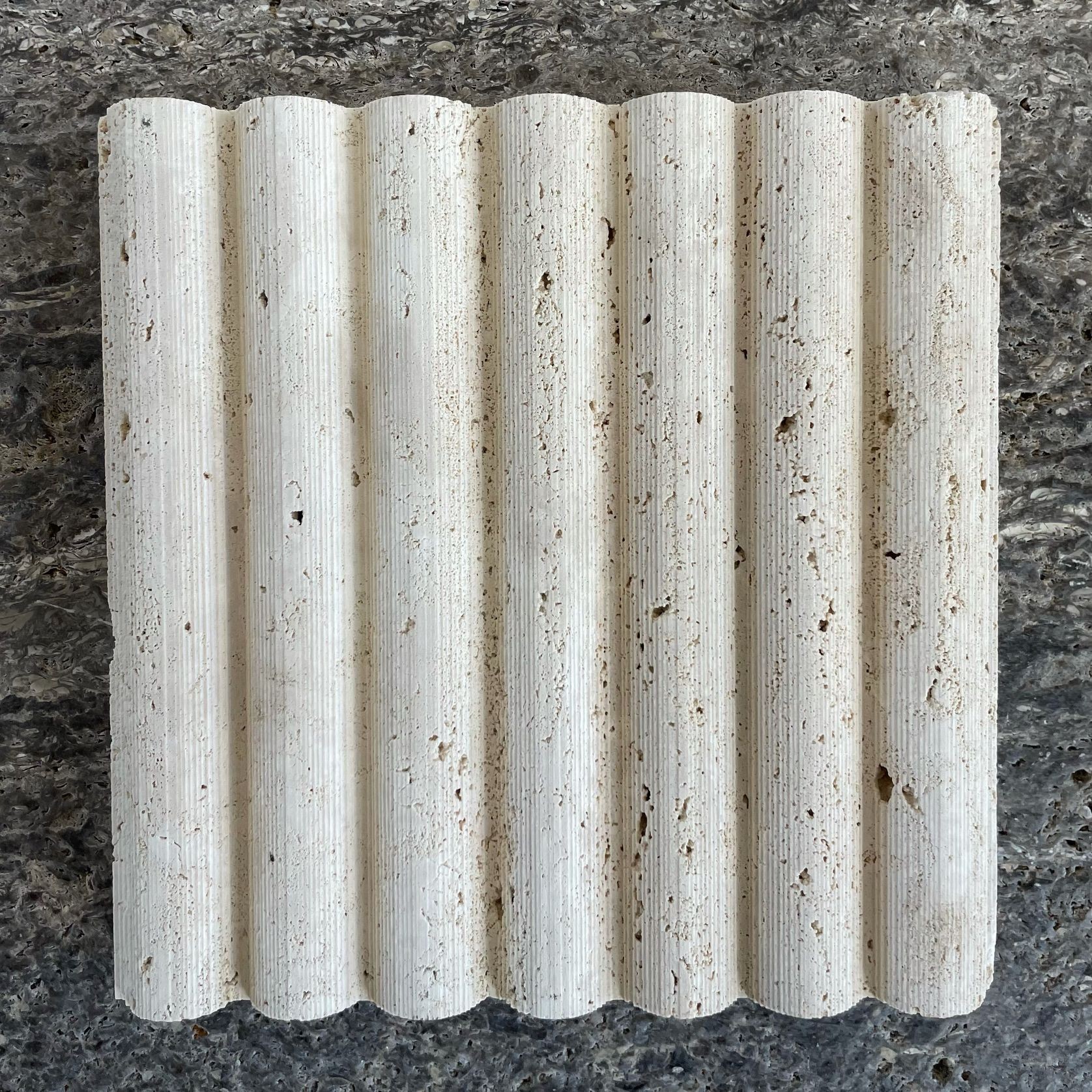 Fluted Travertine Cladding gallery detail image