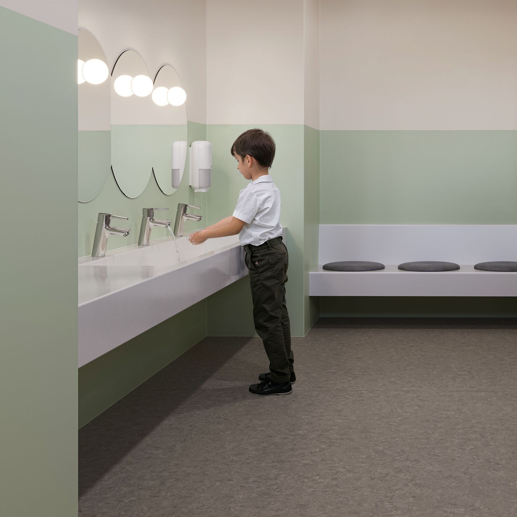 Altro Whiterock Satins™ Hygienic Wall Lining gallery detail image