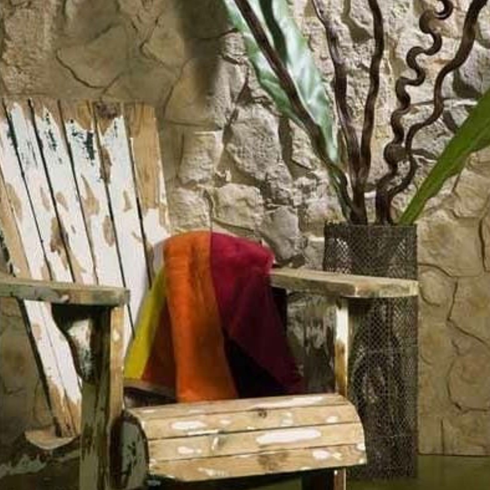 Flint Stone Wall Panels by Muros - interior stone wall gallery detail image