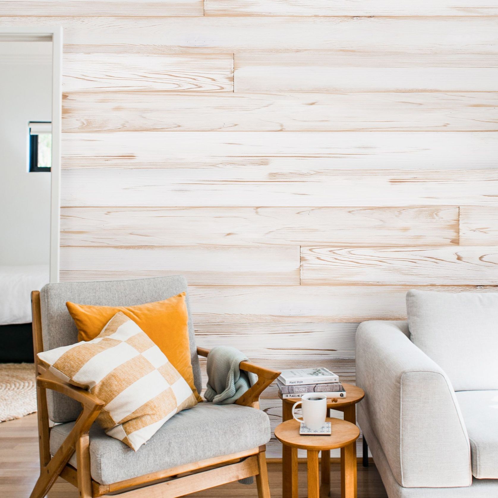 Salvare White Distressed Spruce Interior Panelling gallery detail image