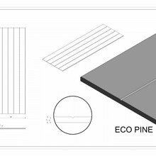 Roctex Eco Pine Decorative Wall Panel gallery detail image