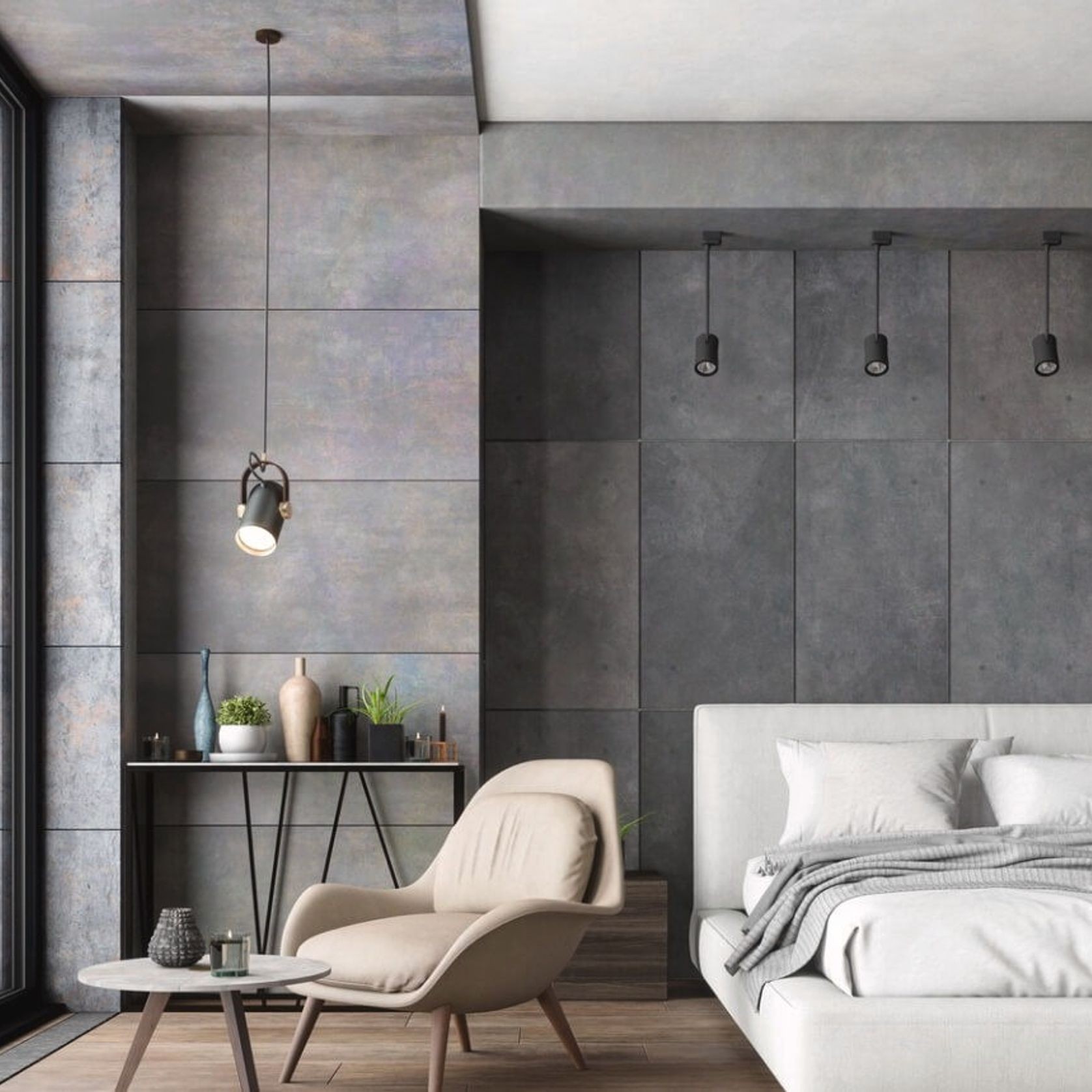 Roctex Beton Tile - Concrete Texture Wall Panel gallery detail image