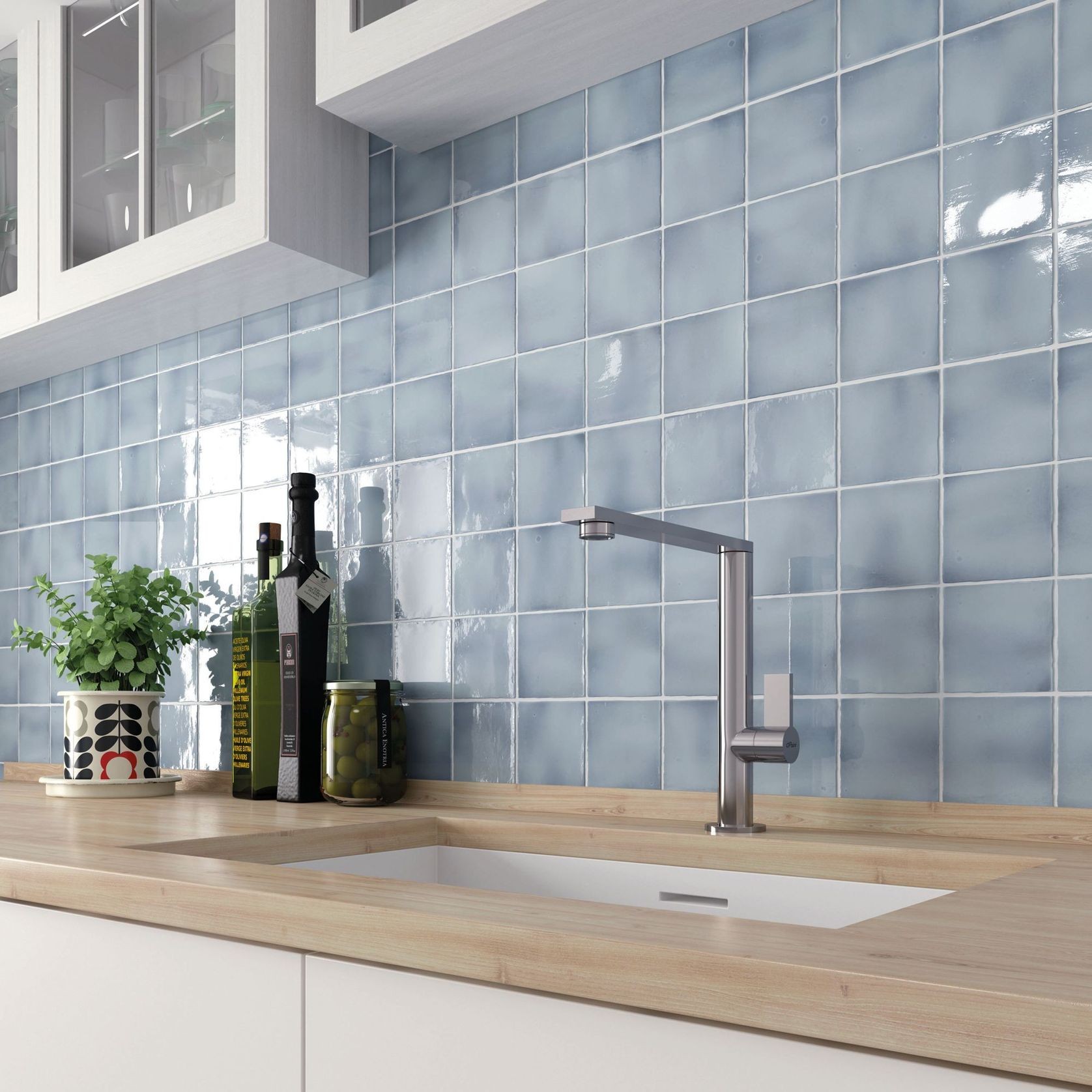 Marlowe Blue Moon 100x100x10mm Wall Tile gallery detail image