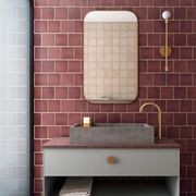 Margot Burgundy Matt 132x132x10mm gallery detail image