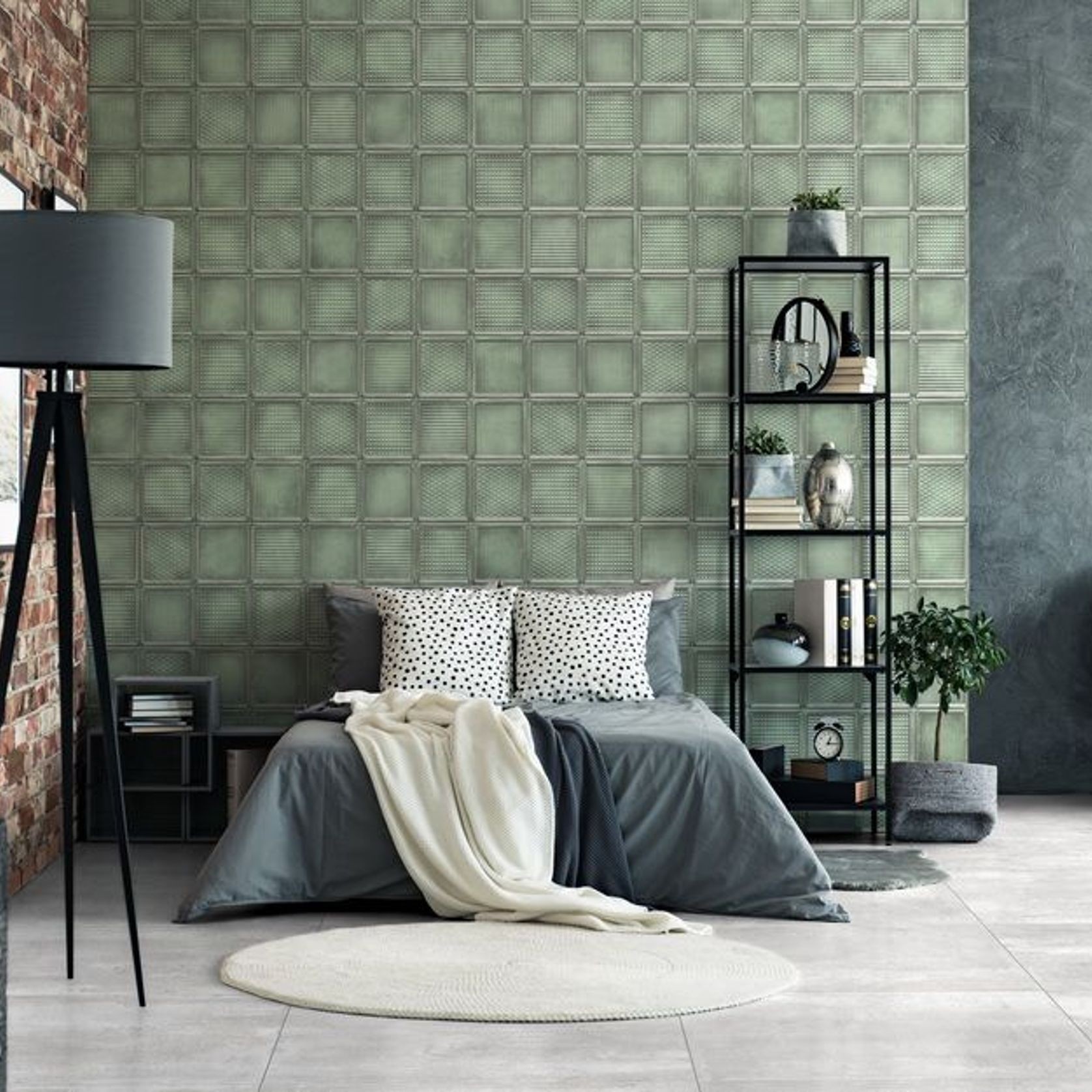 Glass Green Brick Wall Tiles gallery detail image