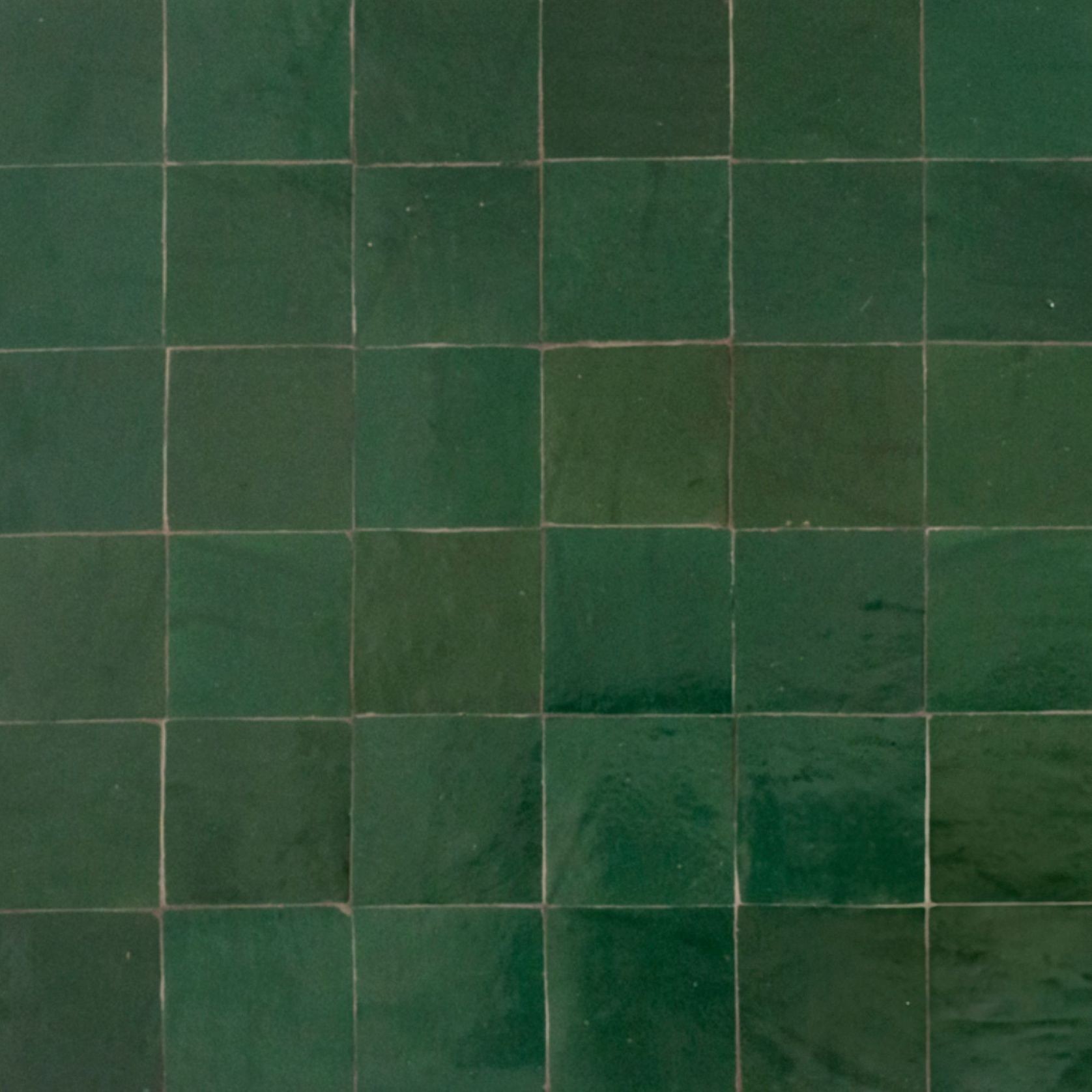 Moroccan Zelige Emerald Terracotta 100x100x13mm gallery detail image