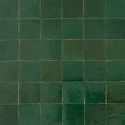 Moroccan Zelige Emerald Terracotta 100x100x13mm gallery detail image