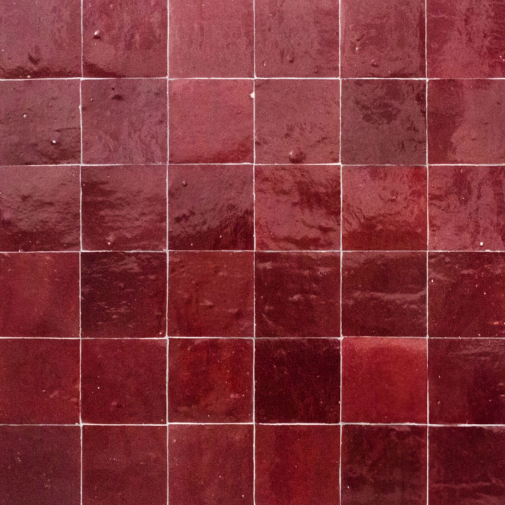 Moroccan Zelige Shiraz Terracotta 100x100x13mm gallery detail image