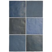 Margot Sea Blue Matt 132x132x10mm gallery detail image