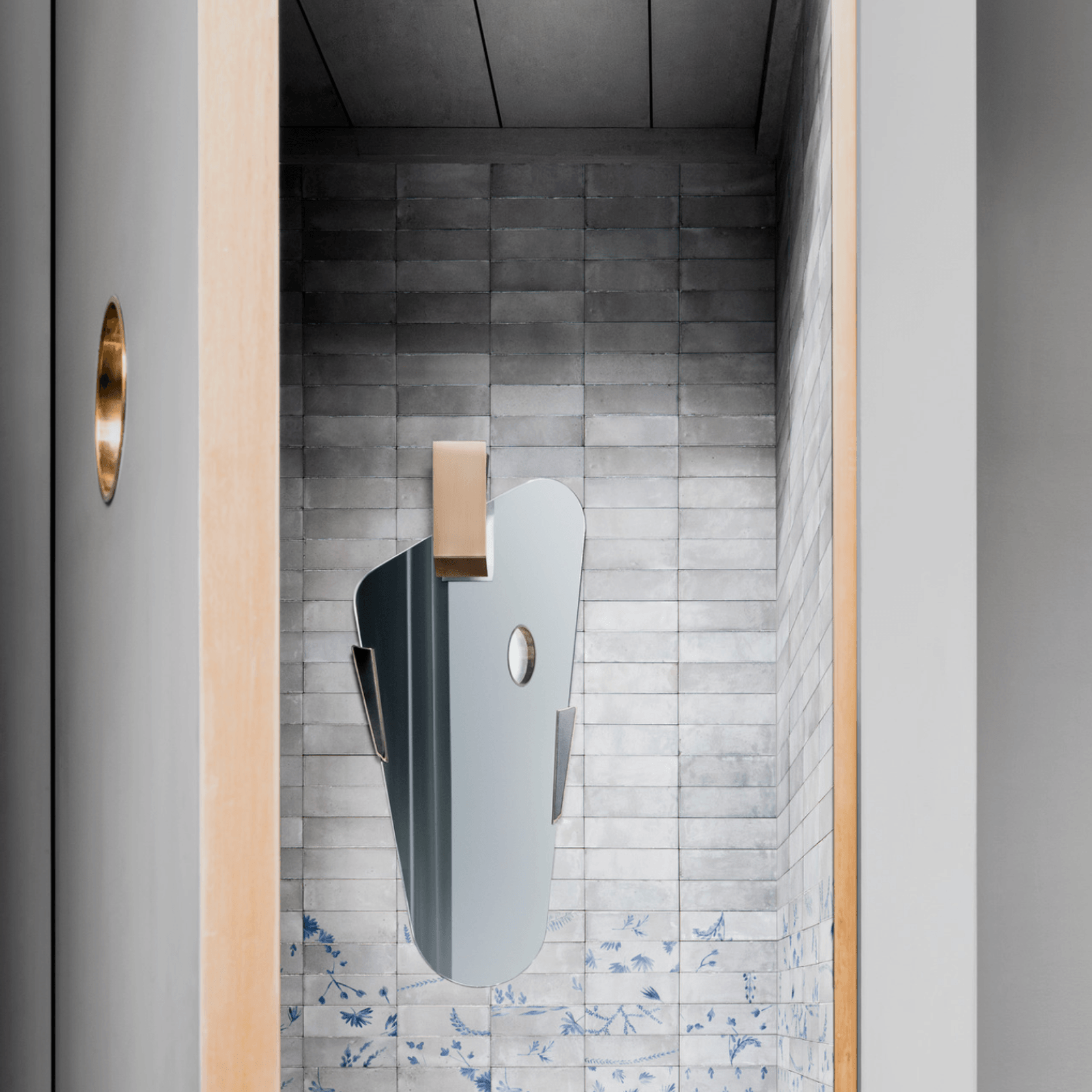 Riad Grigio Gloss 150x50mm Wall Tile gallery detail image