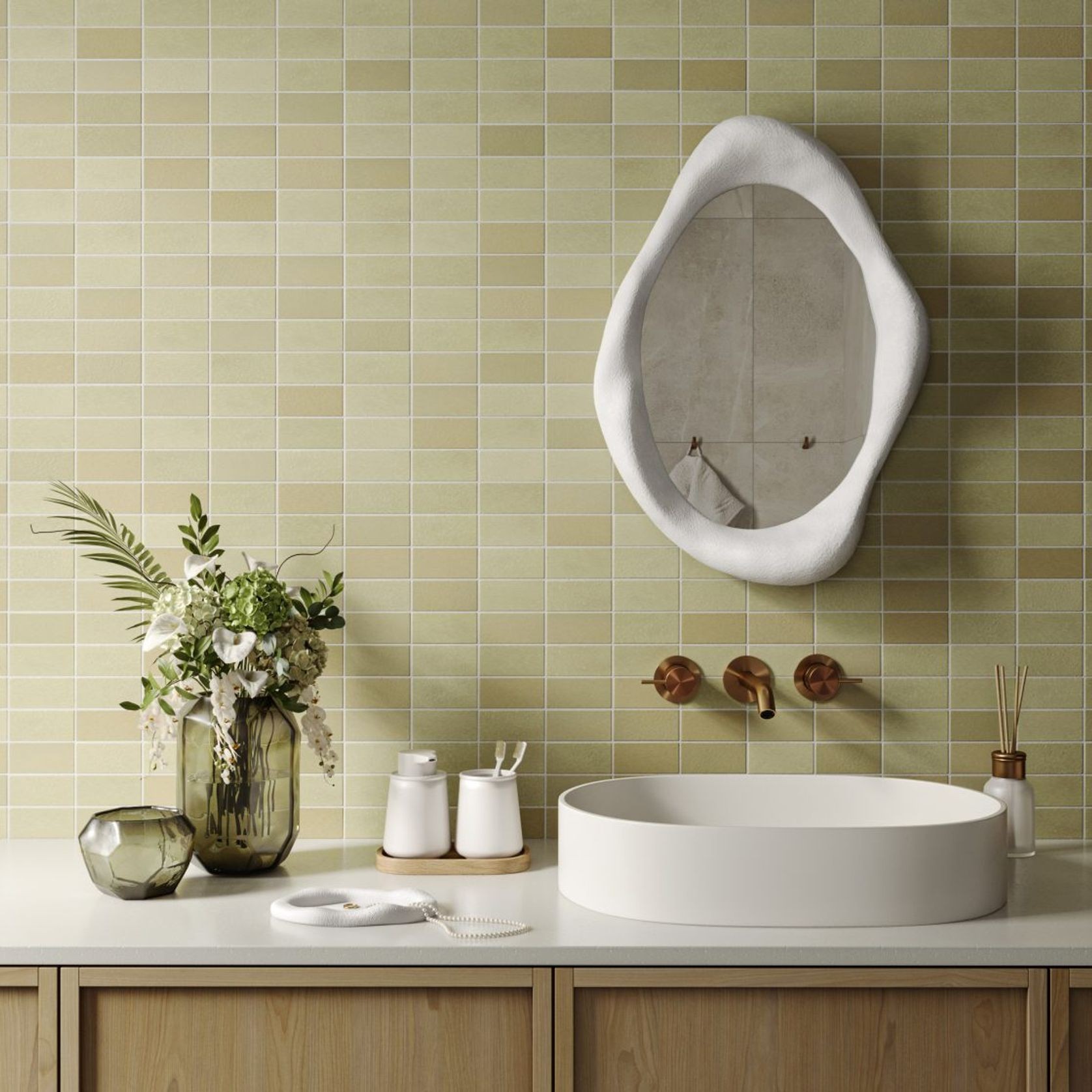 Tao Mini Brick Mosaic Tile Series gallery detail image