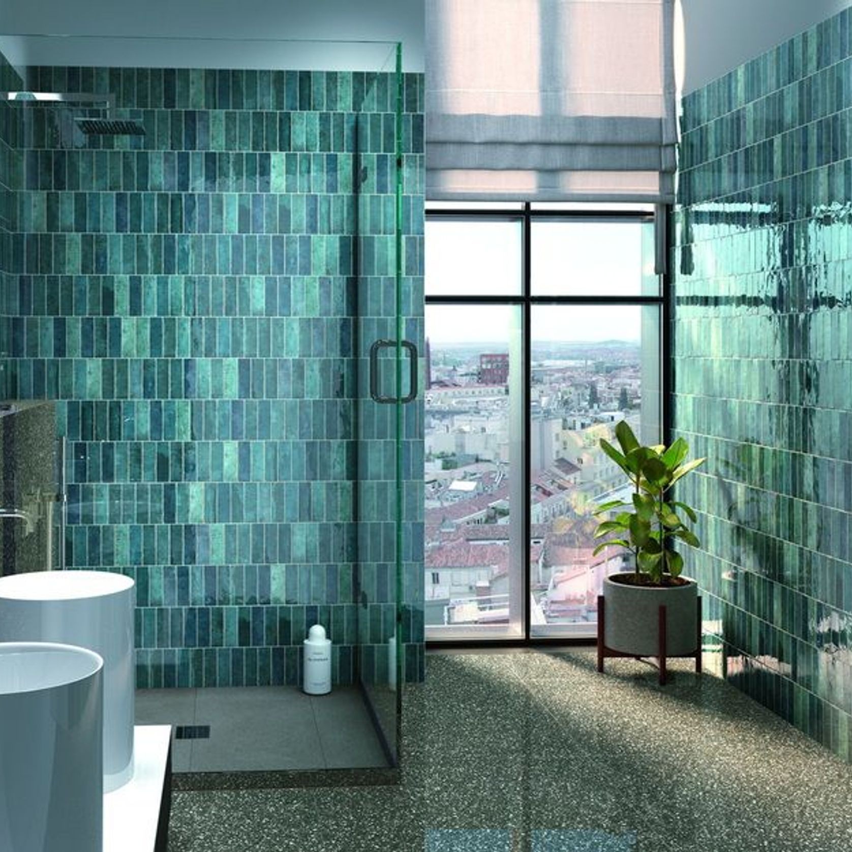 Tennessee Gloss Blue Gloss Wall Tiles gallery detail image