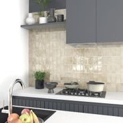 Marlowe Beige Gloss 150x75x10mm Wall Tile gallery detail image