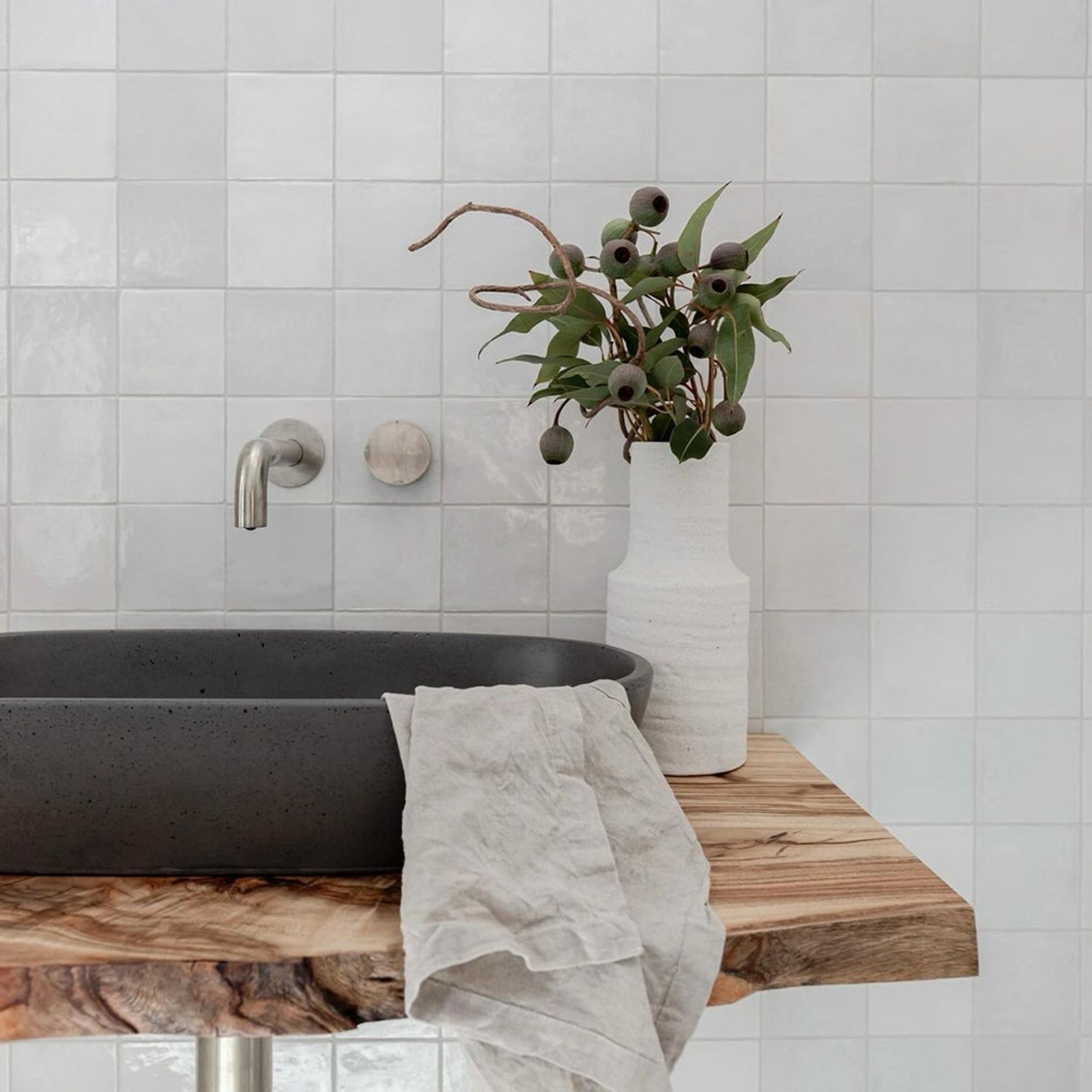 Melange Bianco | 100x100mm Tile gallery detail image
