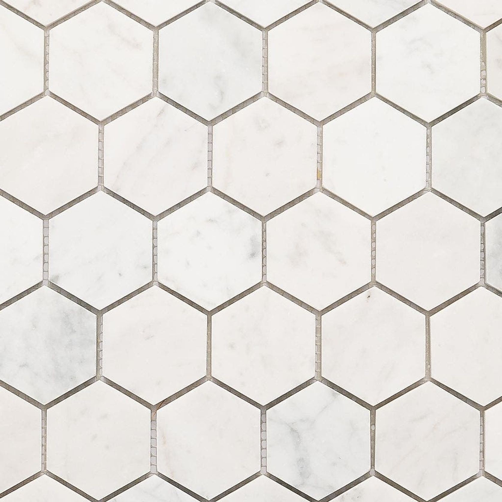 Carrara Mosaic Hexagon Wall Tiles gallery detail image