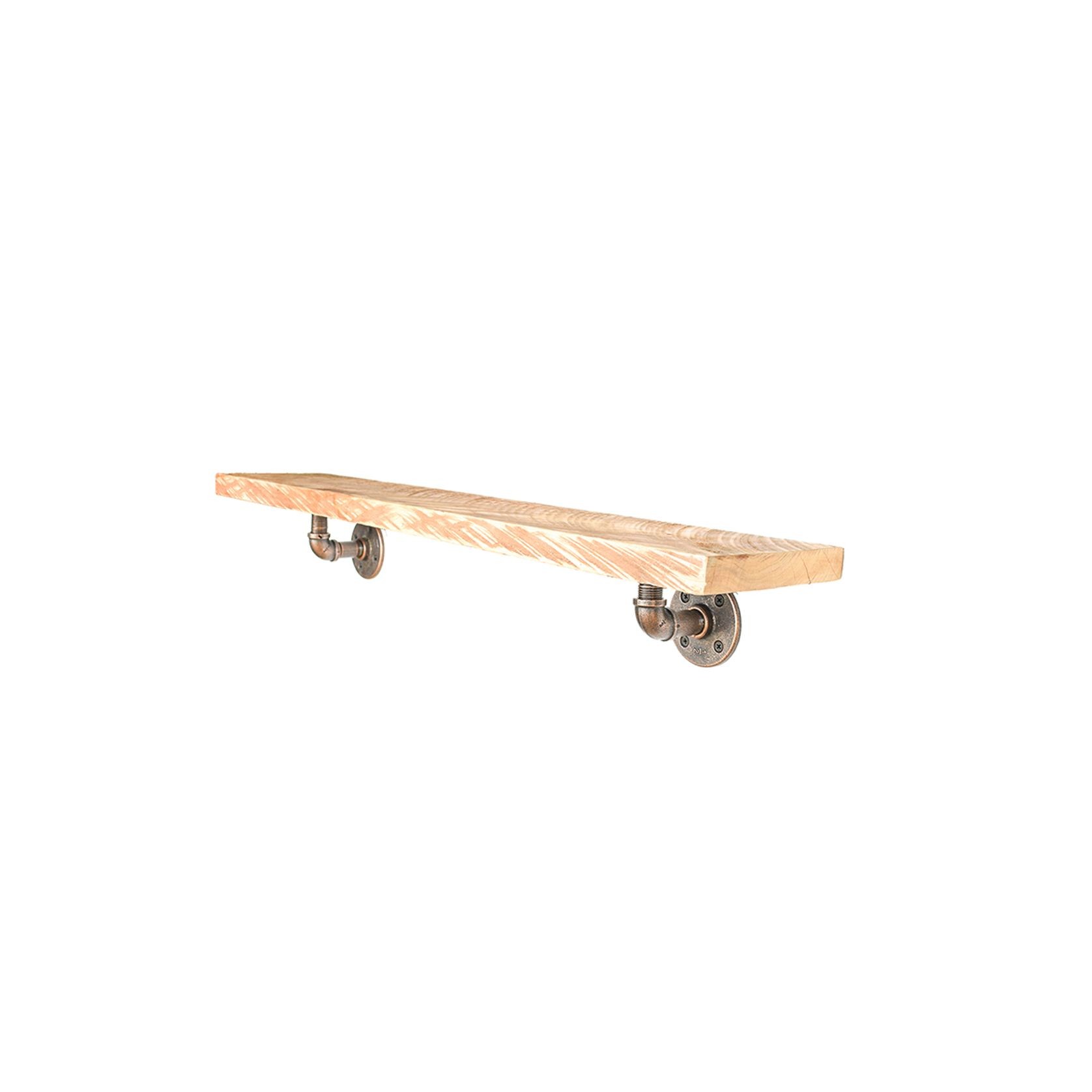 Macrocarpa Pipe Bracket Shelf gallery detail image