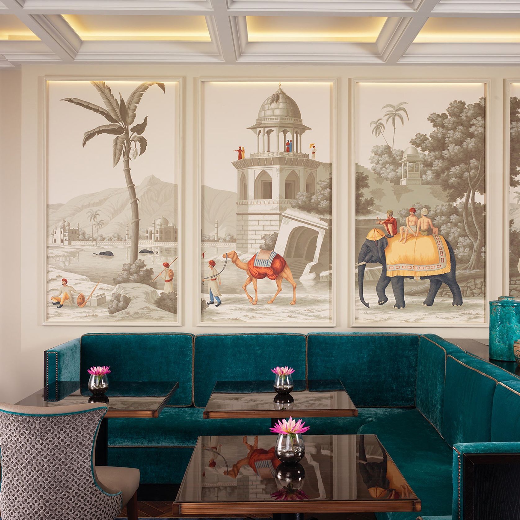 De Gournay Early Views of India | Wallpaper gallery detail image