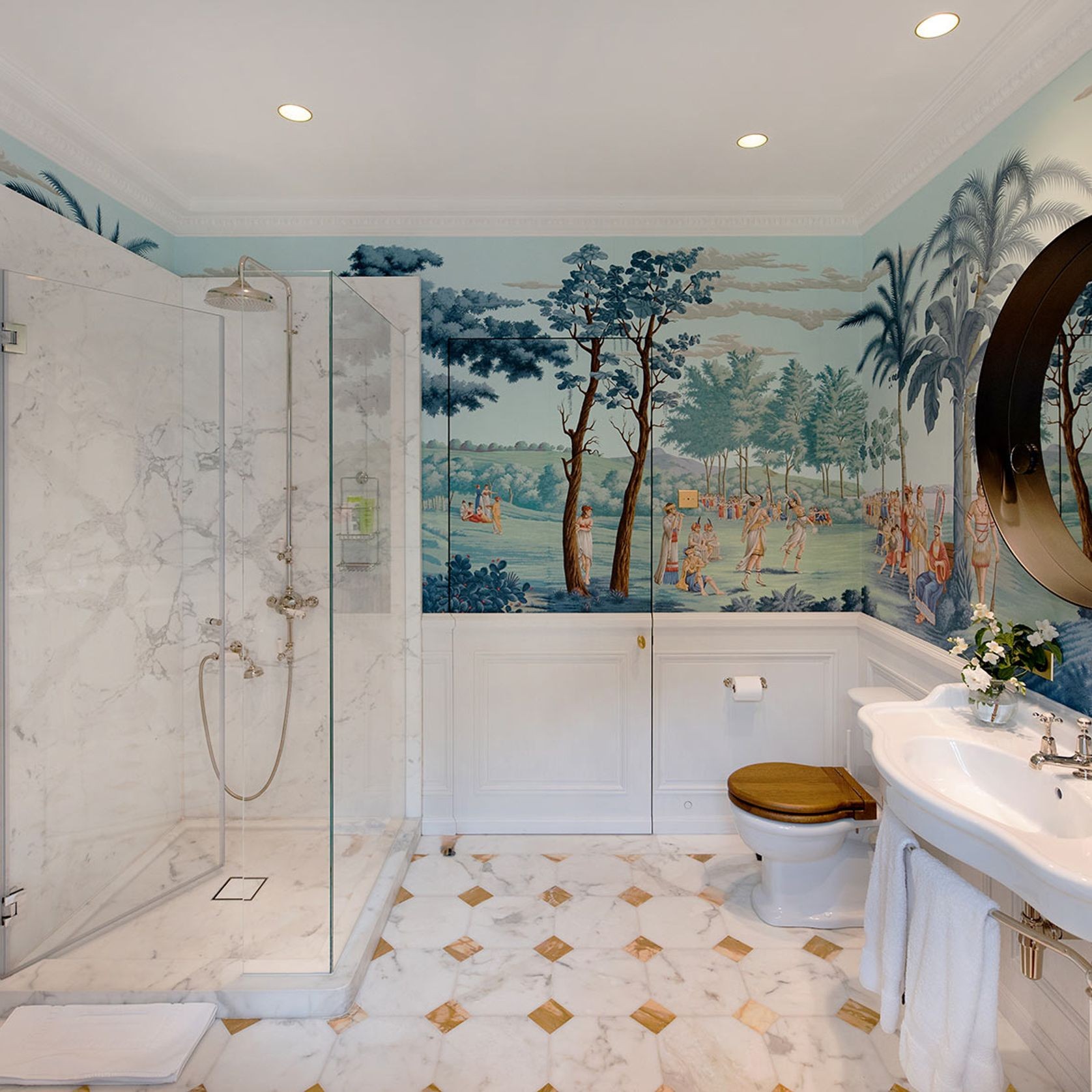 De Gournay Les Sauvages de la Mer Pacifique | Wallpaper gallery detail image