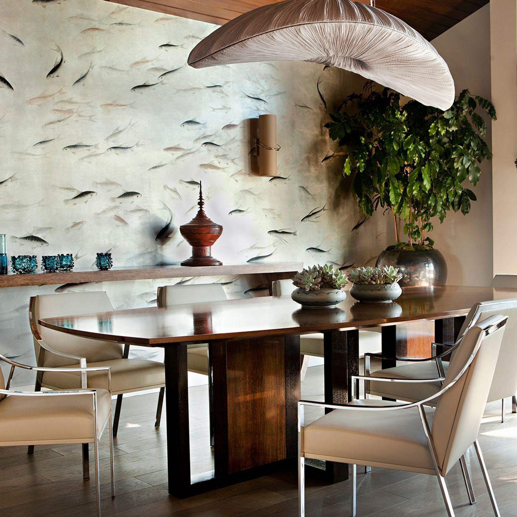 De Gournay Fishes | Wallpaper gallery detail image