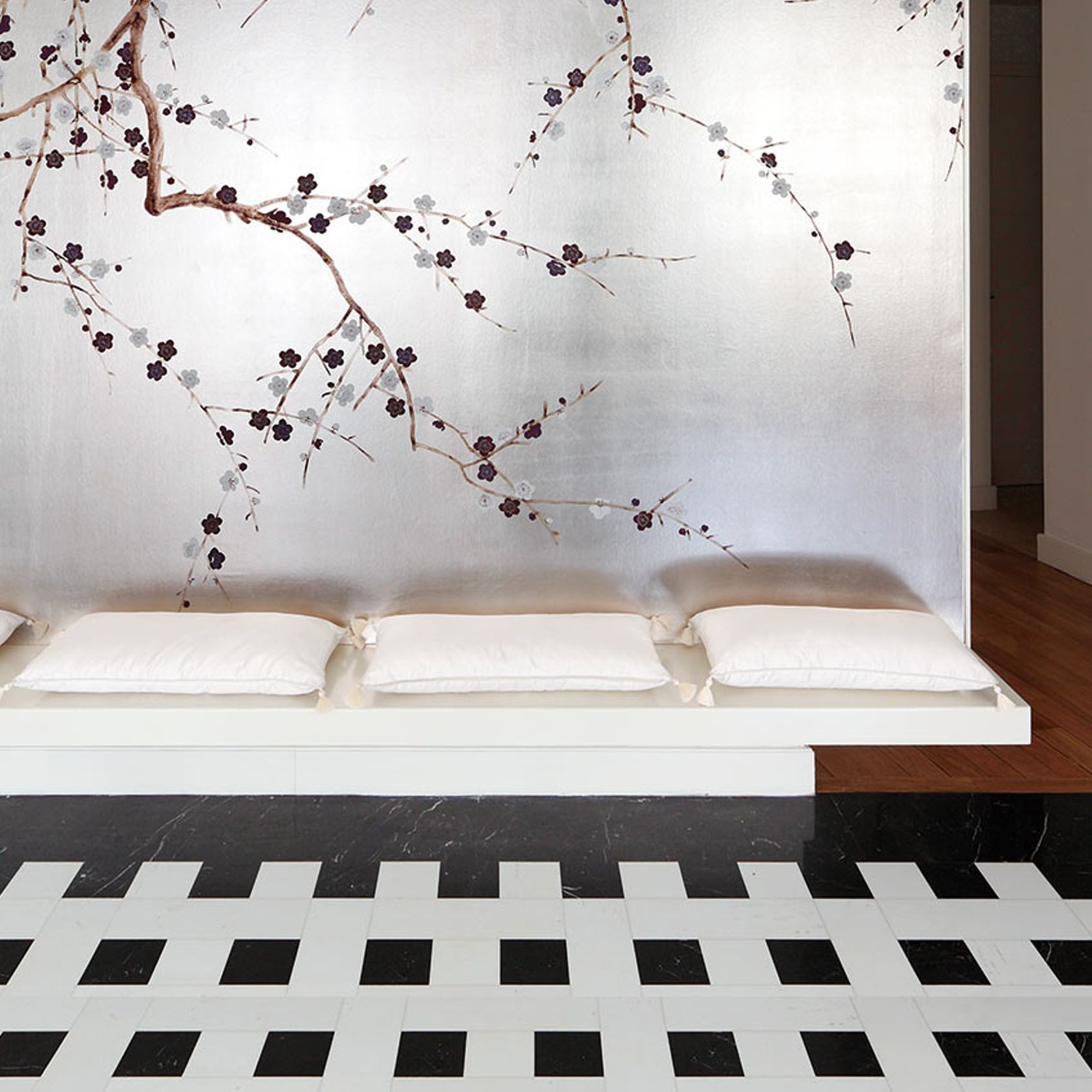 De Gournay Plum Blossom | Wallpaper gallery detail image