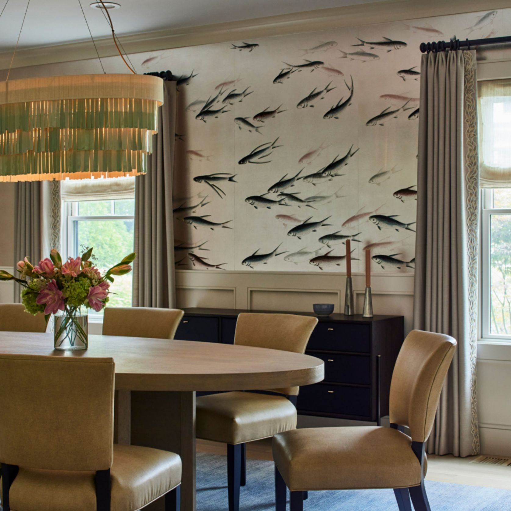 De Gournay Fishes | Wallpaper gallery detail image