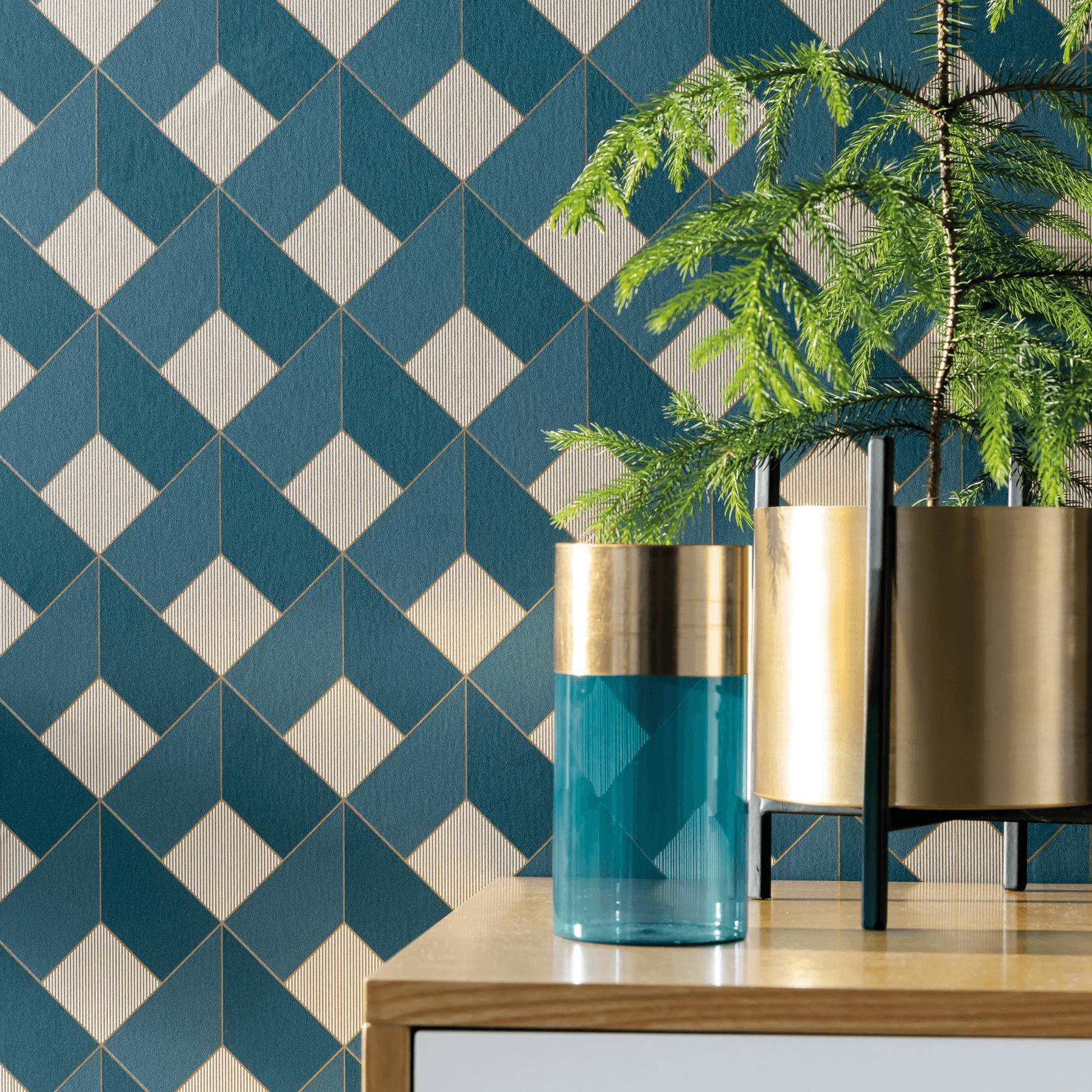 Resene Only Blue Wallpaper Collection gallery detail image