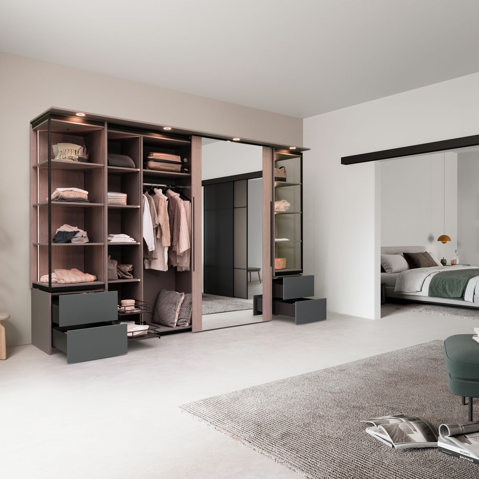Naro | Pre-assembled internal drawers gallery detail image