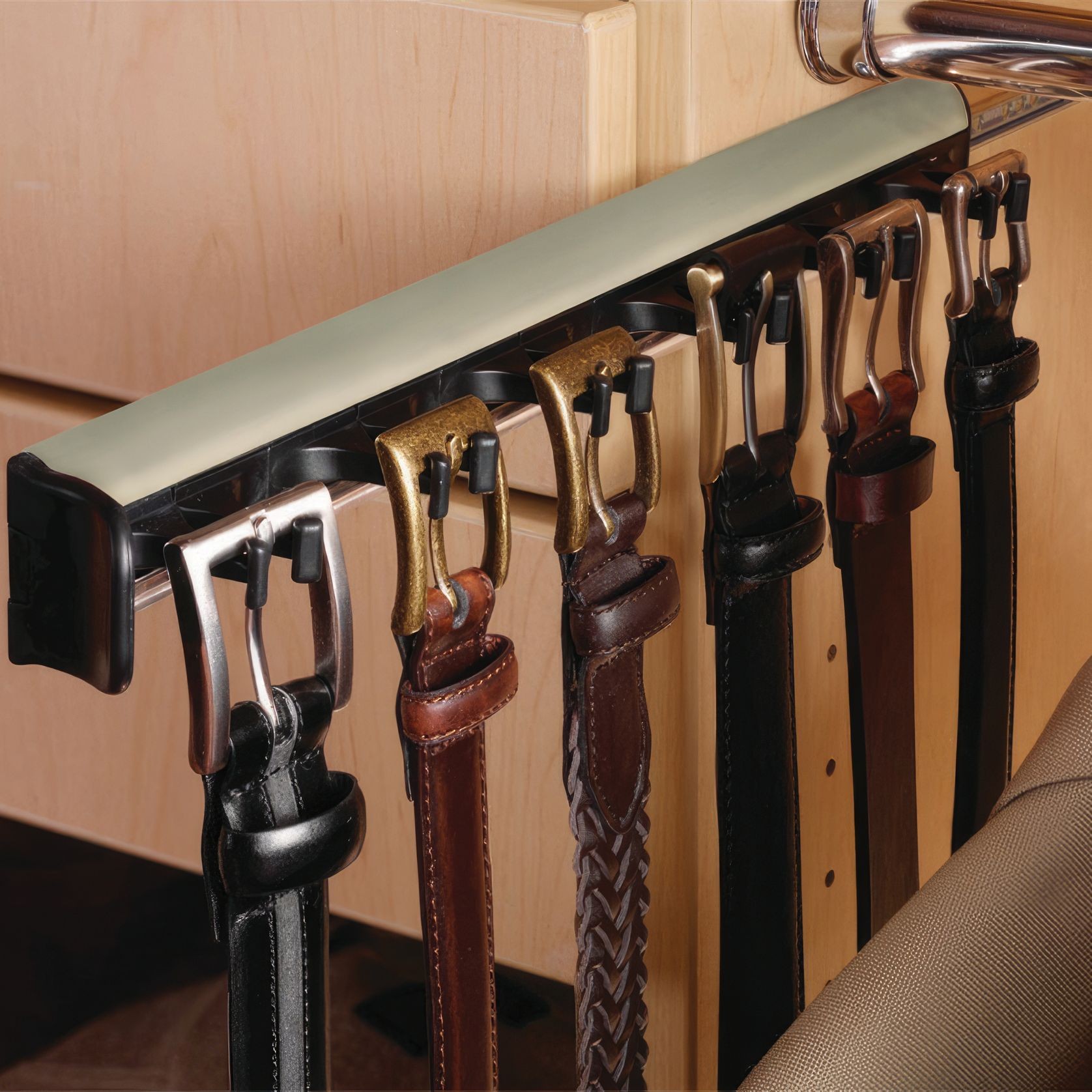 Belt Rack Polished Chrome gallery detail image