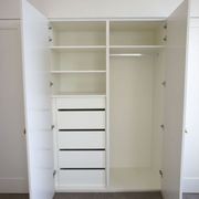 Everyday White Melamine Built-In Wardrobe gallery detail image