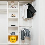 Everyday White Melamine Built-In Wardrobe gallery detail image