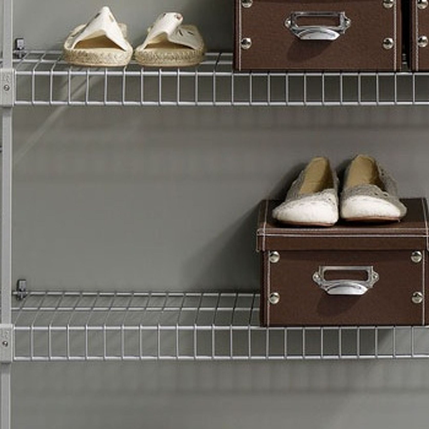 Everyday Ventilated Wire Wardrobe Shelving  gallery detail image