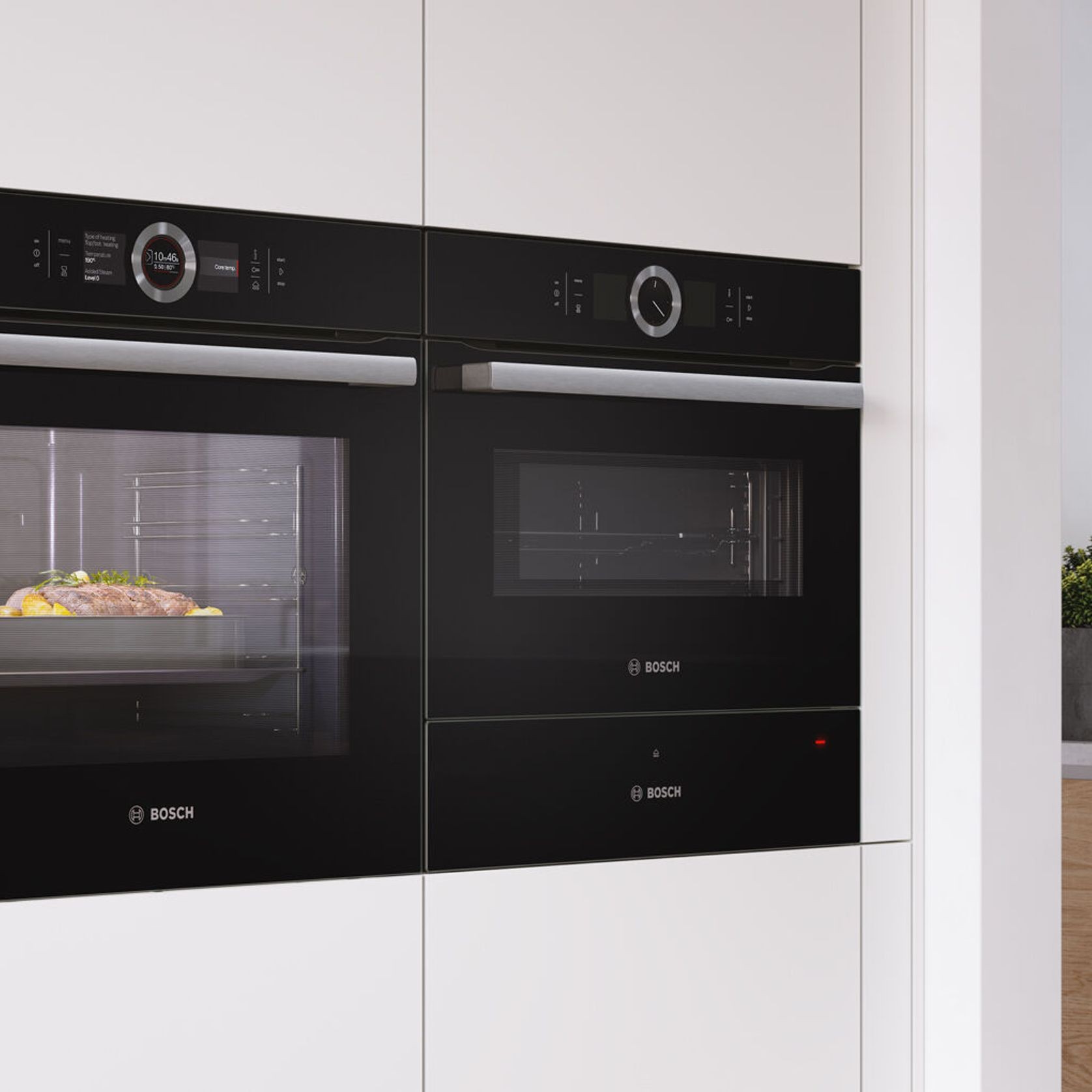 BOSCH Series 8 Warming drawer 60 x 14 cm Black ArchiPro NZ