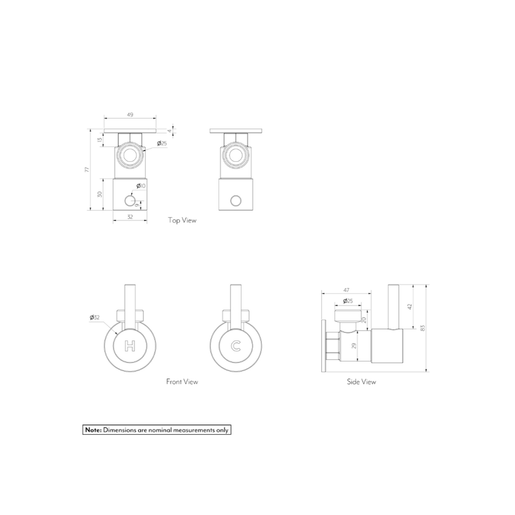 Elysian Washing Machine Stops gallery detail image