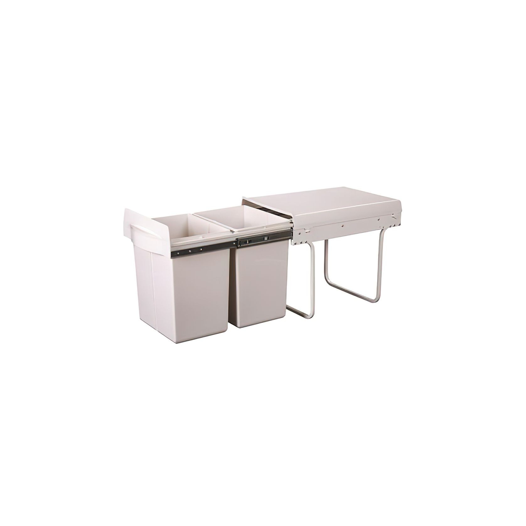 Krome Soft Close Twin Bin 40L [2x20L] gallery detail image