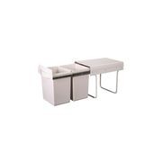 Krome Soft Close Twin Bin 40L [2x20L] gallery detail image