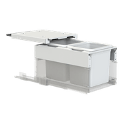Concelo entro 2x15L for Blum MERIVOBOX 400mm Silk White gallery detail image