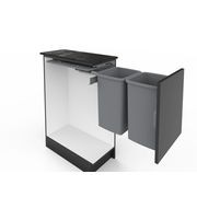 Concelo Waste Bin 2 x 35L Buckets | Door Pull gallery detail image