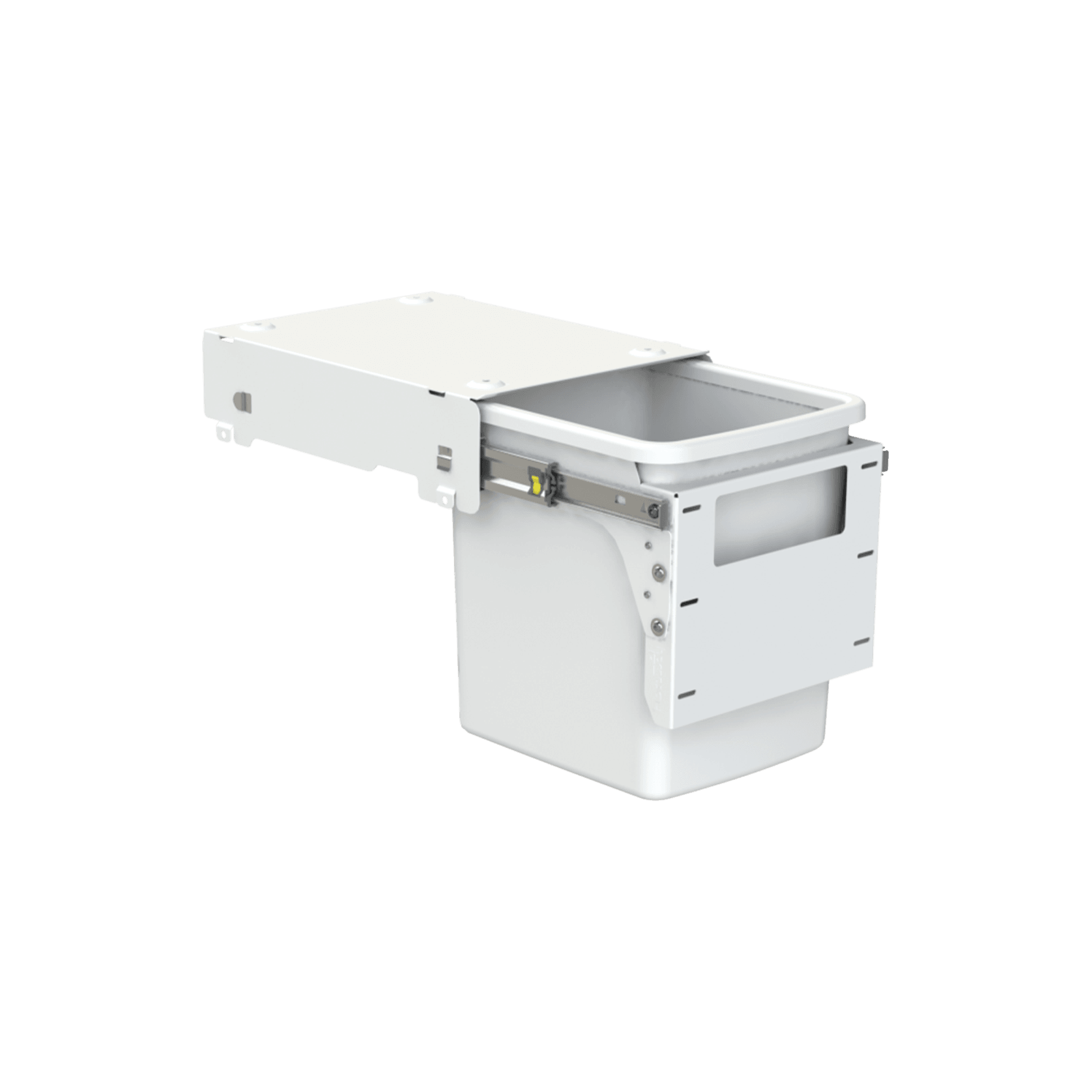 Hideaway Compact Bin 1 x 15L Bucket | Door Pull gallery detail image