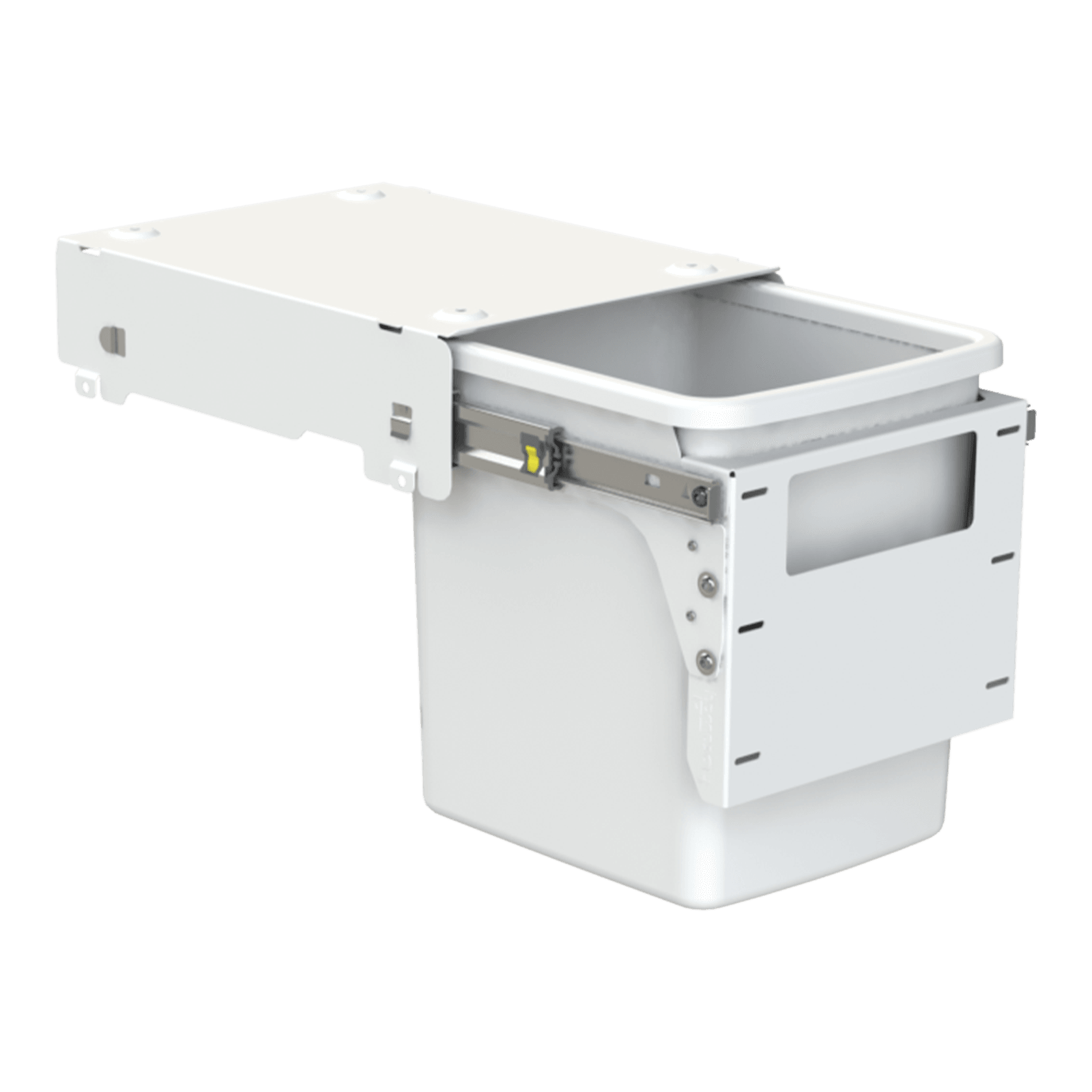 Hideaway Compact Bin 1 x 15L Bucket | Door Pull gallery detail image