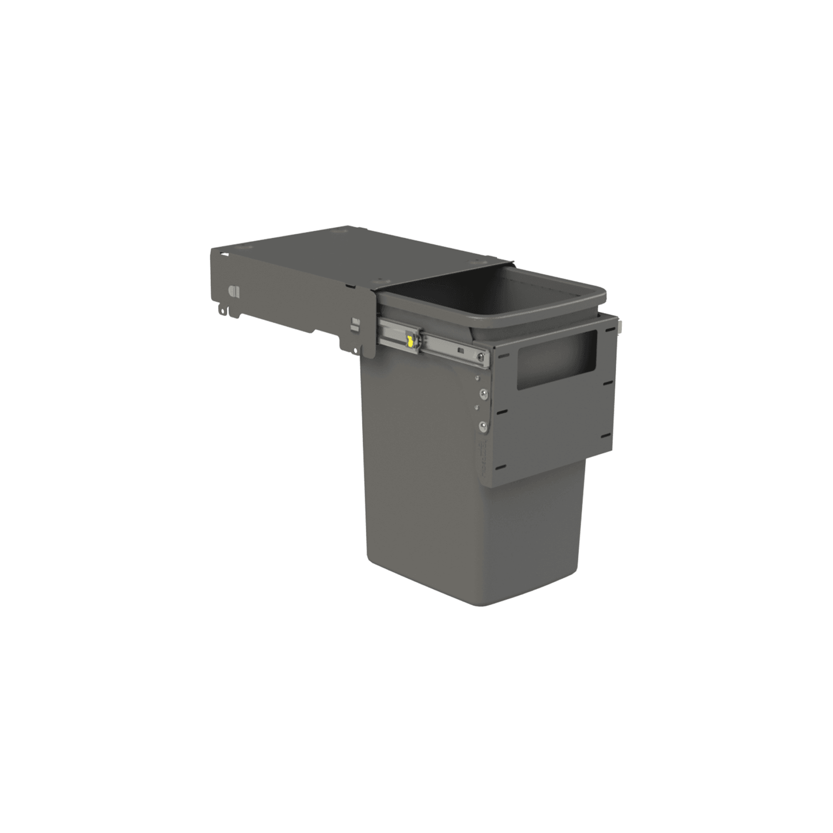 Hideaway Compact Bin 1 x 20L Bucket | Door Pull gallery detail image