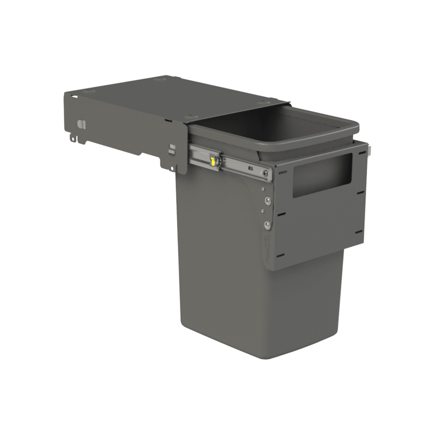 Hideaway Compact Bin 1 x 20L Bucket | Door Pull gallery detail image