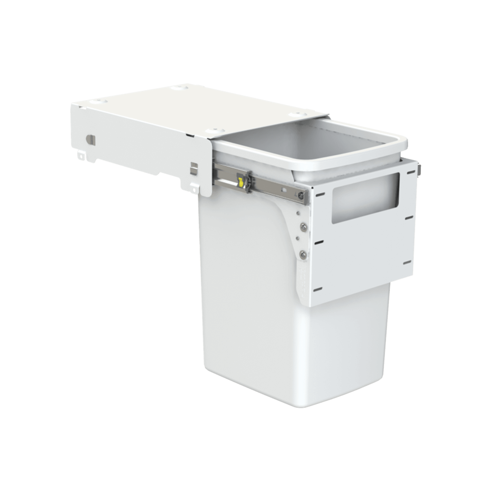 Hideaway Compact Bin 1 x 20L Bucket | Door Pull gallery detail image