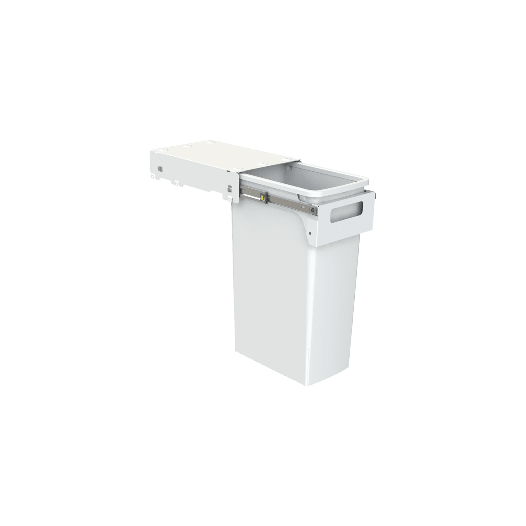 Hideaway Compact 1 x 40L Bucket | Handle Pull gallery detail image