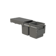 Hideaway Compact Bin 2 x 15L Buckets | Door Pull gallery detail image