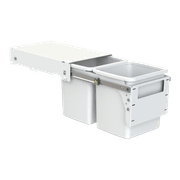 Hideaway Compact 2 x 15L Buckets | Door Pull gallery detail image