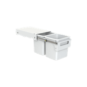Hideaway Compact Bin 2 x 15L Buckets | Handle Pull gallery detail image