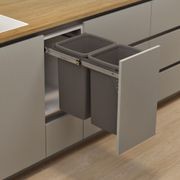 Hideaway Compact 2 x 20L Buckets | Door Pull | Cinder gallery detail image