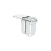 Hideaway Compact Bin 2 x 35L Buckets | Handle Pull gallery detail image